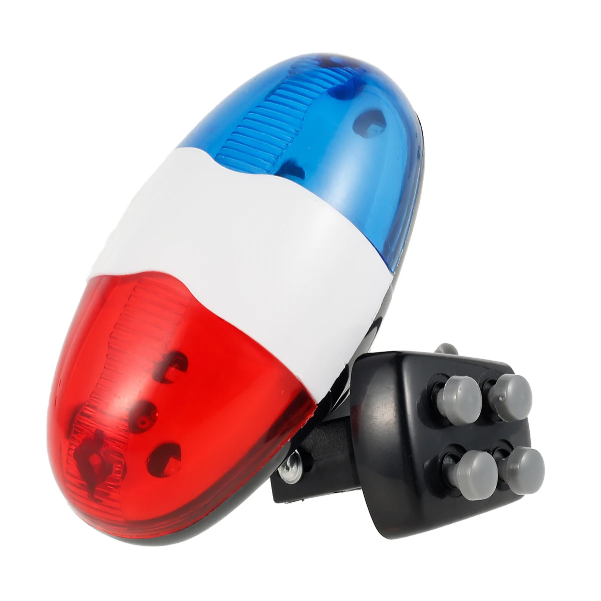 Campanello per bicicletta 6 LED 4 toni clacson per bicicletta chiamata per bici LED bici luce della polizia suono elettronico sirena forte accessori per bambini scooter per bici