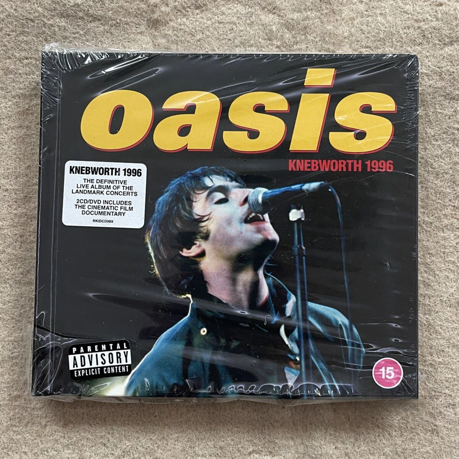 Oasis Knebworth 1996 Live-Album CD/DVD – Definitive Britpop Rock Live-Aufnahmen, Landmark-Konzertdokumentation & Live-Filmaufnahmen Image