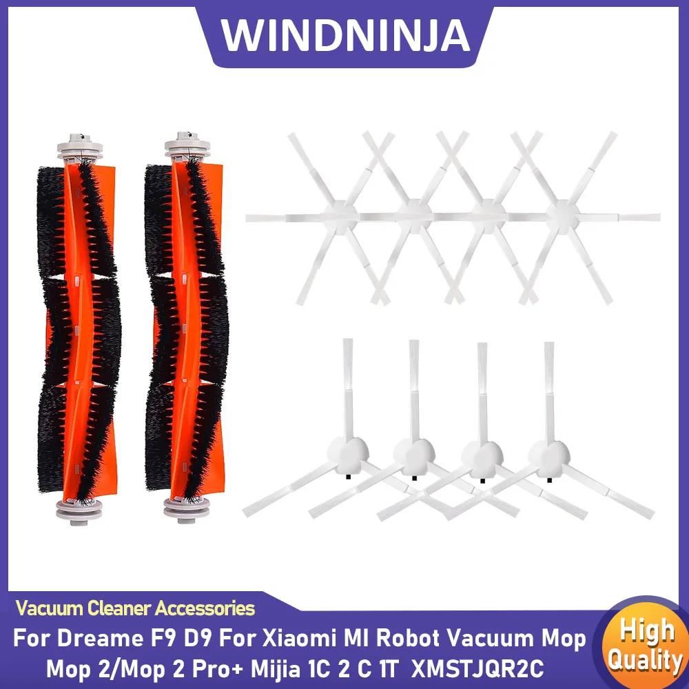 Haupt- und Seitenbürstenteile für Dreame F9 D9, für Xiaomi MI Robot Vacuum Mop/Mop 2/Mop 2 Pro+ Mijia 1C 2 C 1T Staubsaugerzubehör Image