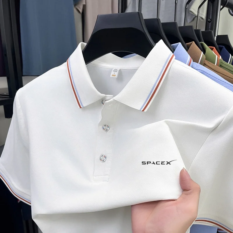 2026 Bestseller Sommer Neuer Trend Marken-Buchstabenstickerei Exquisites Kurztop für Herren mit Schlichtem Design und Atmungsaktivem Poloshirt Image