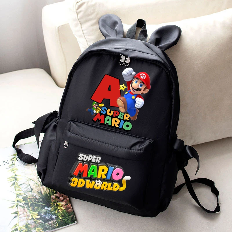 Sac à dos Super Marios Bro pour étudiants, sac d'école pour adolescents, sac d'école de dessin animé pour garçons et filles, sac à dos pour fournitures scolaires, cadeau d'anniversaire