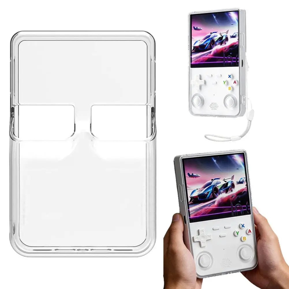 Étui de protection pour Console de jeu Portable R36s Ultra Tpu, coque transparente anti-rayures, accessoires pour Console de jeu portable
