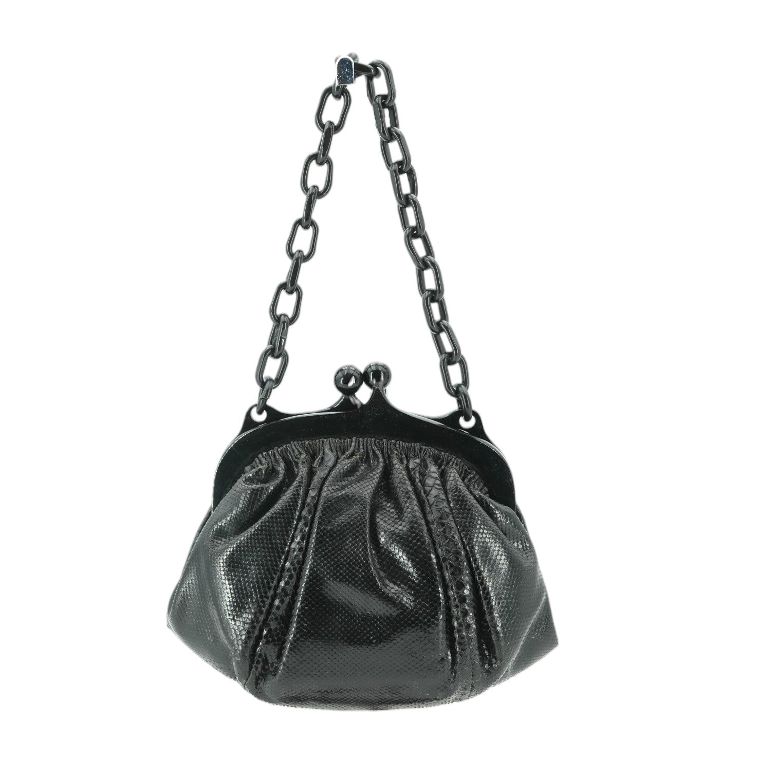 Fendi Vintage Lederhandtasche Abendtasche