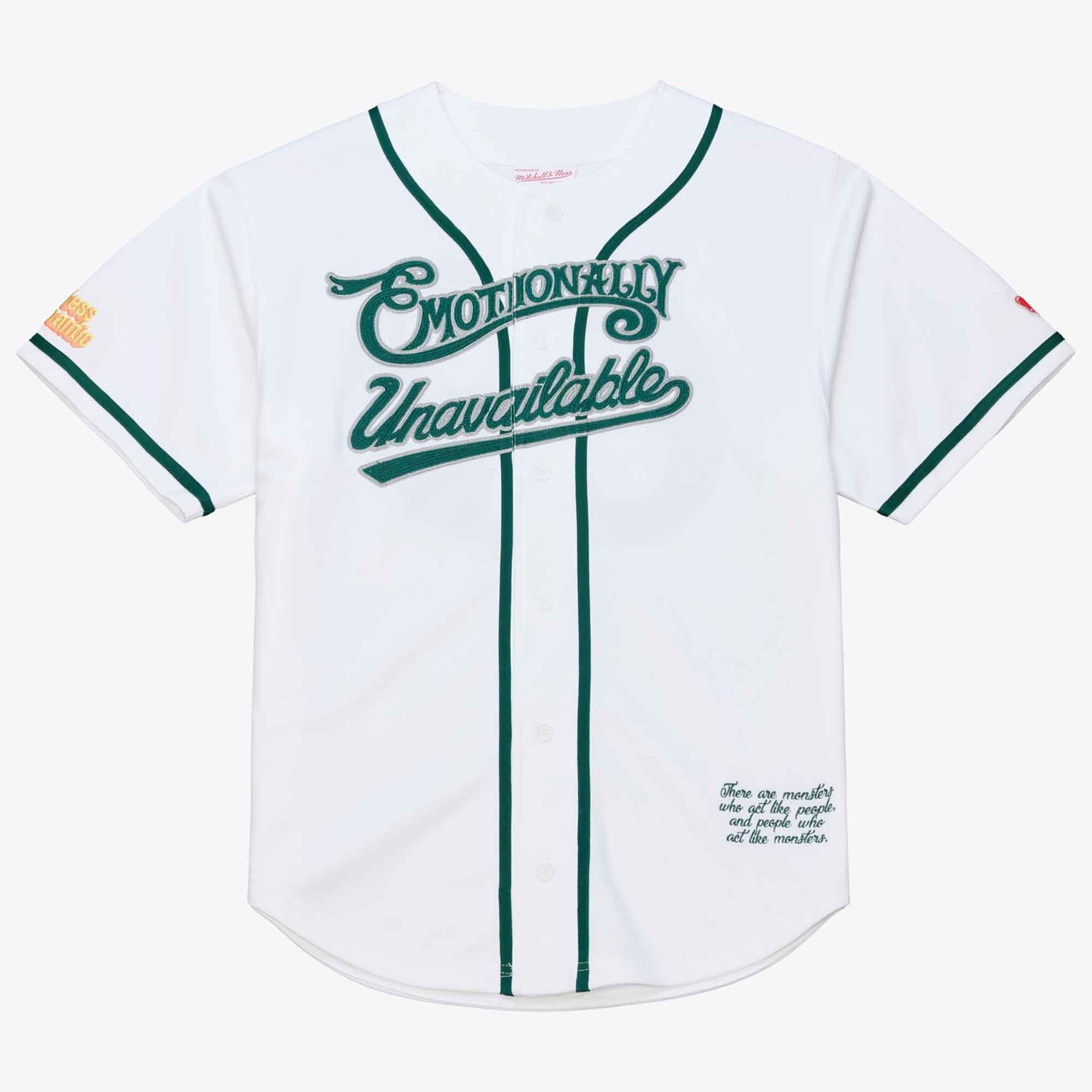 Mitchell & Ness x Emotionally Unavailable Trikot – Weiß