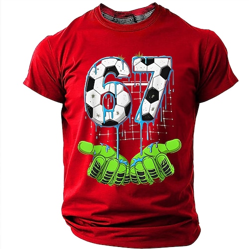 Herren-Torwarthandschuhe mit Fußballmotiv (Größe 67) in Grün, ideal für Fans der Fußball-Weltmeisterschaft. Auch als Streetwear erhältlich. Normale Passform. Größen: S, M, L, XL, XXL, XXXL. Image