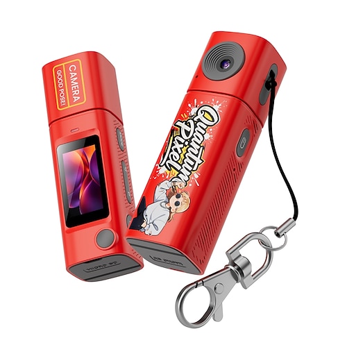 G10 Mini-Actionkamera für Kinder Teenager, 2K-HD-Videorecorder mit 230° drehbarem Objektiv TFT-LCD-Bildschirm, tragbare Taschen-Vlogging-Kamera, niedliche, kompakte Digitalkamera für Reisen,