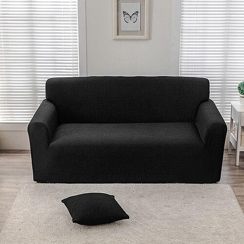 Wasserabweisender Waffelsofabezug für 1/2/3/4-Sitzer-Sofas im Wohnzimmer, elastischer Ecksofabezug für L-förmige Sofas Image