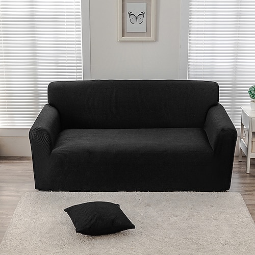 Wasserabweisender Waffelsofabezug für 1/2/3/4-Sitzer-Sofas im Wohnzimmer, elastischer Ecksofabezug für L-förmige Sofas Image