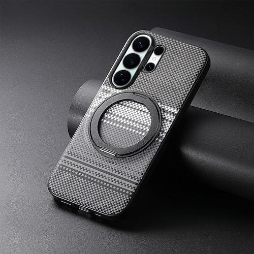 Handy Hülle Handyhüllen Für Samsung Galaxy S26 S25 Edge S24 FE S23 Ultra Plus A56 A36 A26 A16 A35 5G A15 Magnetische Adsorption Mit Ständer Stoßfest TPU PU-Leder Image