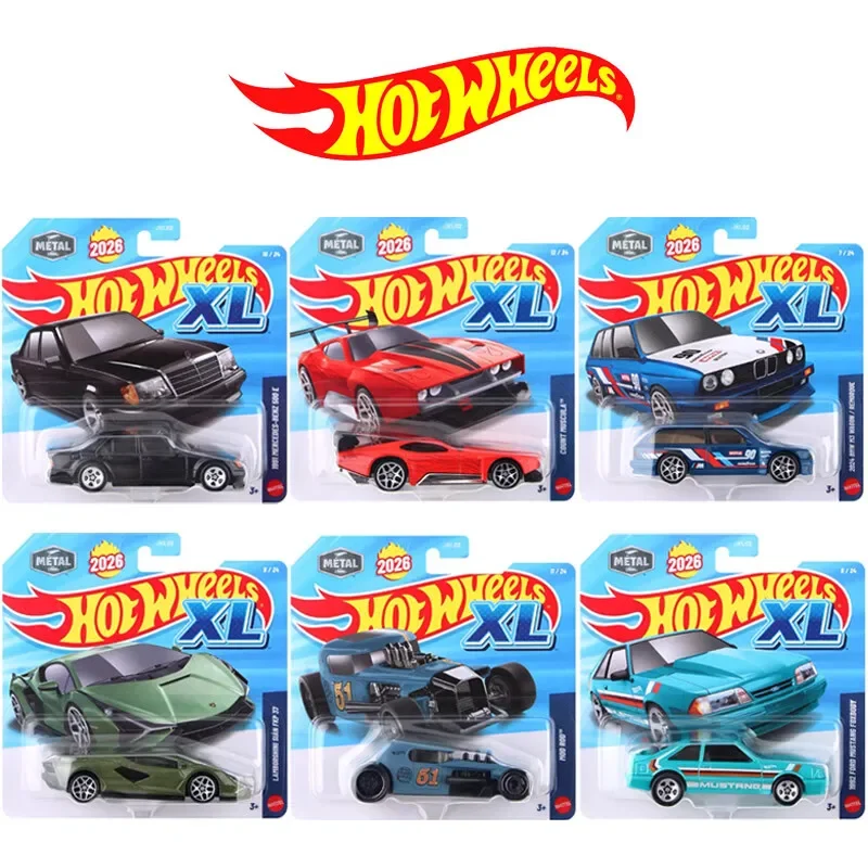 Hot Wheels 1:43 Mercedes Benz BMW Ford Lamborghini Modellino Auto in Lega Pressofusa in Metallo Giocattolo per Bambini Regalo JKL02