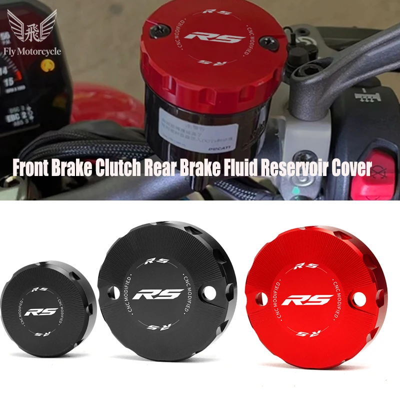 Accessori per Aprilia RS 660 Tuono RS660 RSV4 RS V4 1100 RSV 1000 Mille, Coperchi per Serbatoio Liquido Freni Anteriore e Posteriore per Moto