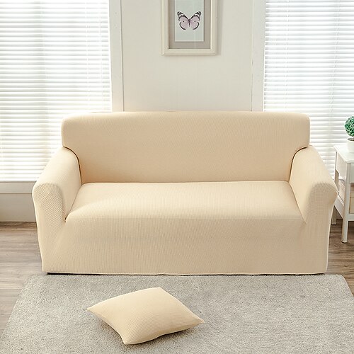 Wasserabweisender Waffelsofabezug für 1/2/3/4-Sitzer-Sofas im Wohnzimmer, elastischer Ecksofabezug für L-förmige Sofas Image