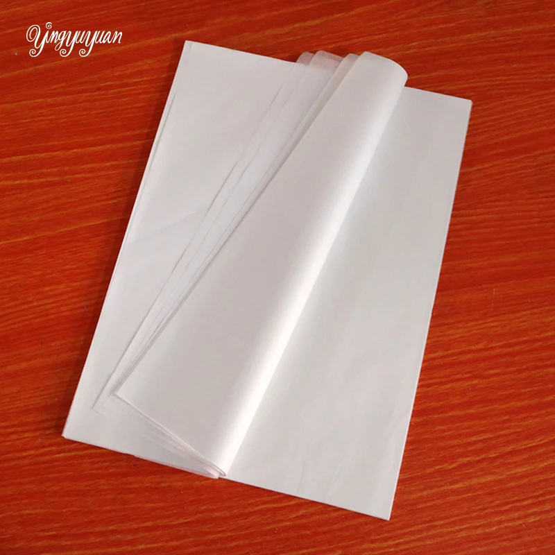 100 fogli/borsa carta da imballaggio carta velina segnalibro regalo carta da regalo carta da regalo floreale materiale da imballaggio 210X297MM