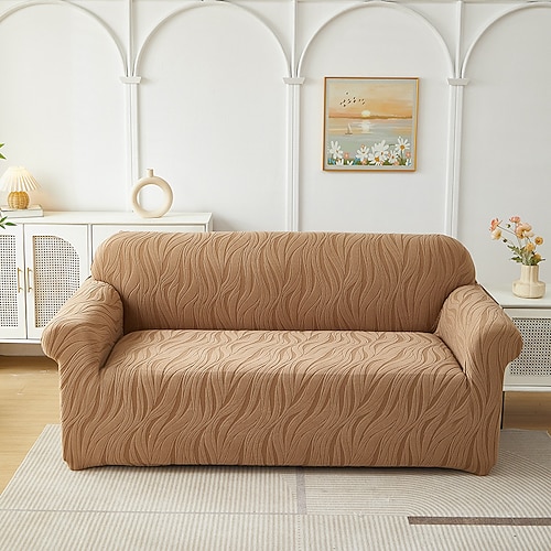 Elastischer Universal-Sofaüberzug, vollflächig, rutschfest und kratzfest, modernes, schlichtes Design, zum Schutz Ihrer Wohnzimmermöbel