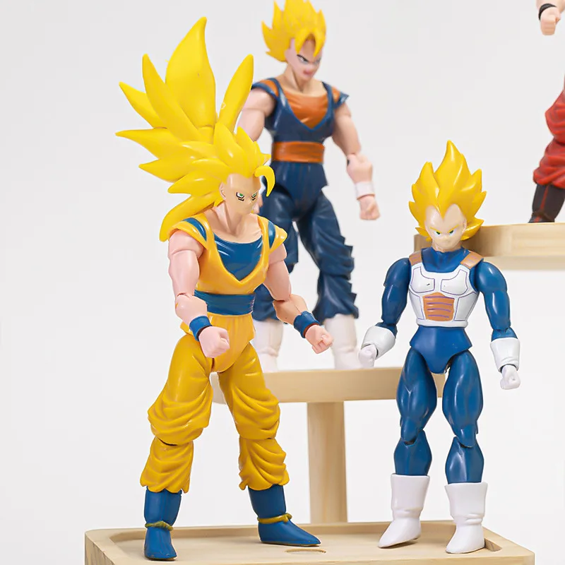 Action Figure Anime Dragon Ball: Son Goku, Son Gohan, Vegeta, Frieza, Super Saiyan - Modellini da Assemblare, Giocattoli Regalo per Bambini