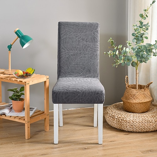 wasserdichte, elastische Stuhlhusse – Möbelschutz für Küche, Hochzeit, Hotel, Bankett, Restaurant – schmutzabweisende Stuhlhussen Image