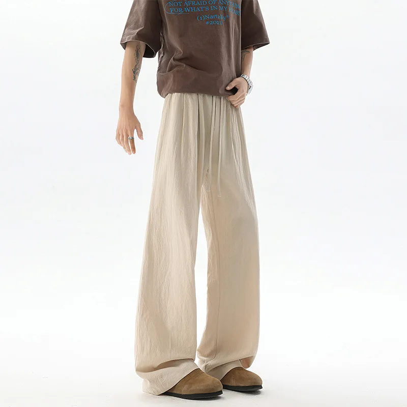 2026 Neue Herrenhose im chinesischen Stil aus Baumwolle und Leinen, lässige Crotch-Hose, Ethno-Stil, Übergröße, weite Baumwoll-Leinen-Hose Image