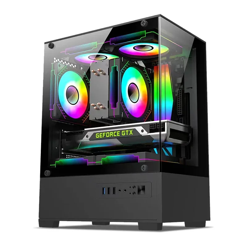 Desktop-Computer der 13. Generation mit Core i9-13900 Prozessor, 5060Ti Grafikkarte, einzigartigem Display, geeignet für Büro und Spiele. Image