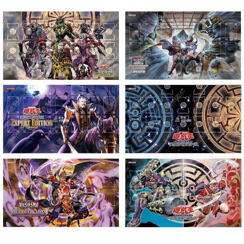 Die Six Samurai Collection 60x35cmYu-Gi-Oh! DIY-Sammelkarten-Spielmatte 2mm Nahtlose Kante Die Sechs Samurai -YarizaYugioh Benutzerdefinierte Spielmatte