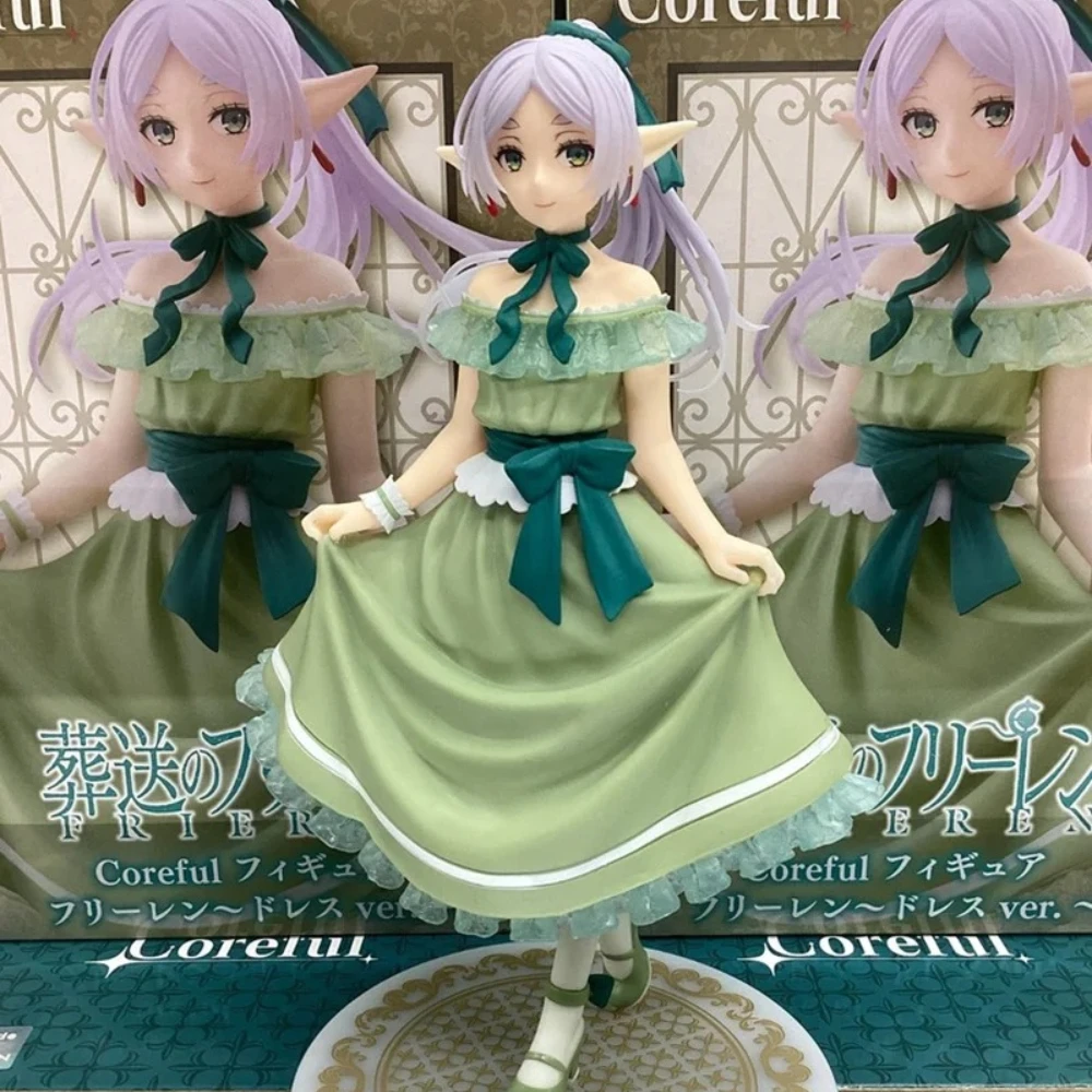 18 cm große Originalfigur aus Coreful Frieren: Beyond Journey's End, 18 cm große Frieren-Kleid-Anime-Figur, Sammelspielzeug