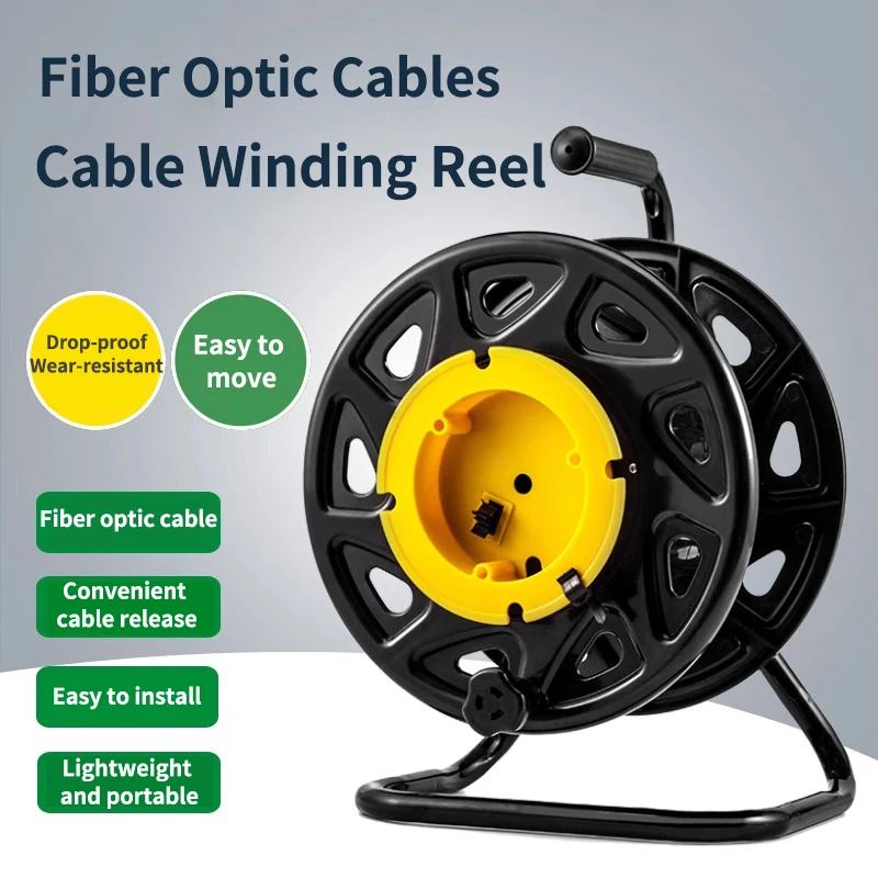 S350A/AB Manuelle Kabel Wickelrolle Optische Mobile Faser Signal Linie Netzkabel Leere Disk Kunststoff Licht Streifen Erhalten setzen Wickler Image