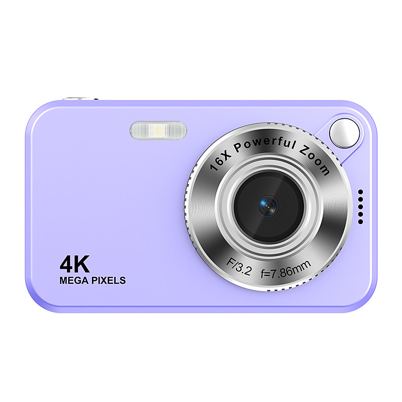 4K Digital Camera for Photography 64MP, Autofocus Vlogging Camera for YouTube, 16X Zoom Compact Camera for Students Beginners Teens, Portable Point and Shoot Camera with Flash Filters, Gift