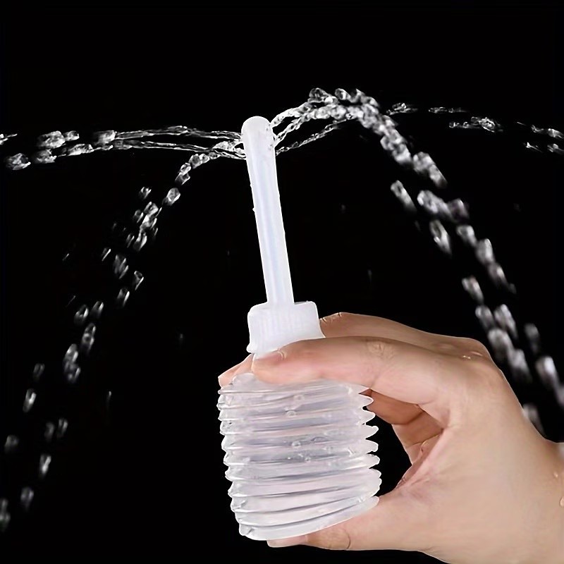 2PCS Portable Cleaner Butt Wash Bottle, Push-Down Cleaner Bottle 5.07 oz Travel Handheld Bidet Personal Cleaner, Plastic Squeeze Sanitation Bottle