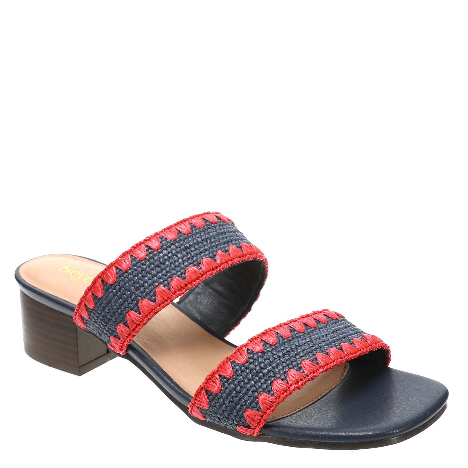 Seychelles Maui - Womens 7.5 Navy Sandal Medium