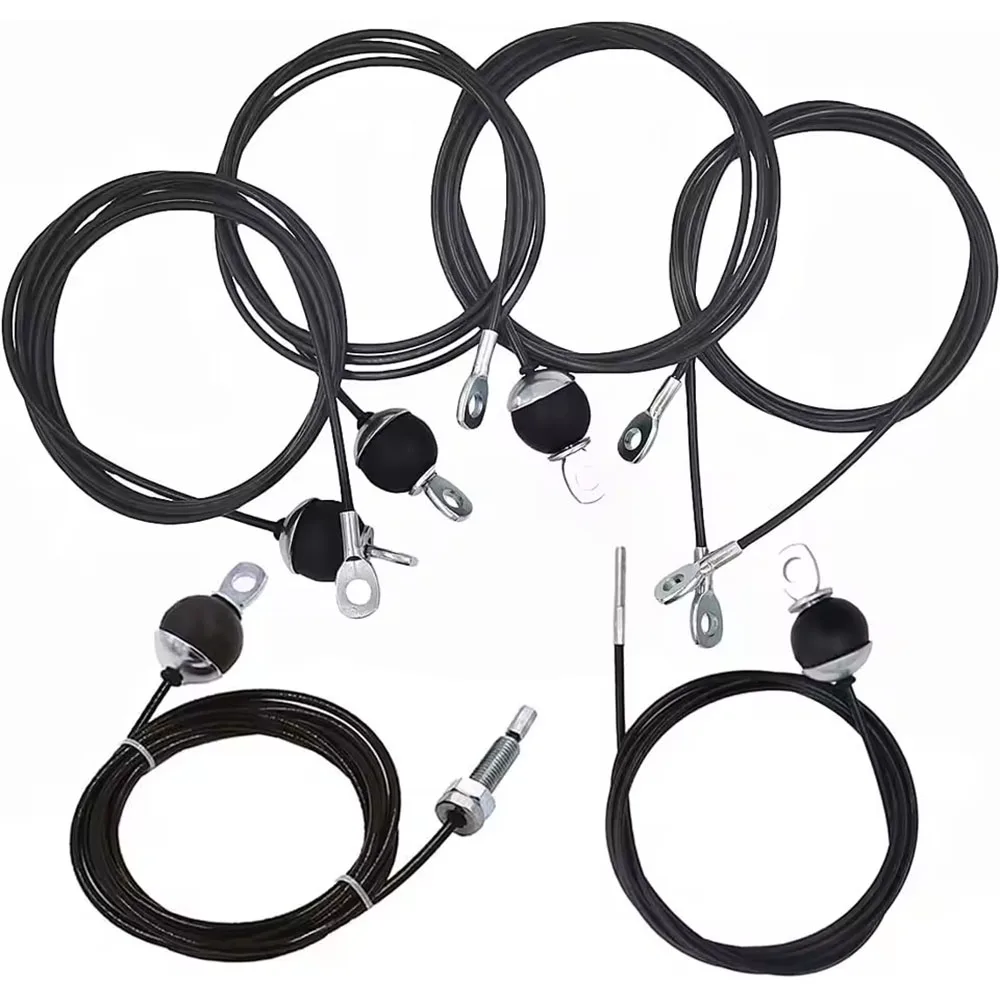 Câble de poulie de fitness haute résistance de 2m/2,5m/3m, pour système de poulie de salle de sport à domicile, câble de rechange, accessoire durable pour salle de sport à domicile