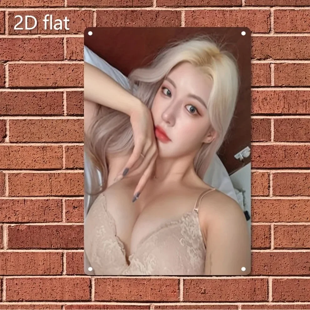 Kpop Metallschild K-Drama Vintage Blechposter Wanddekoration für Zuhause, Café, Bar Image