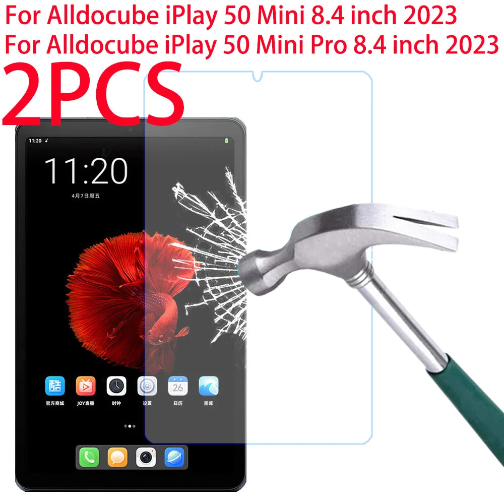 2PCS 9H Gehärtetem Glas Screen Protector Für Alldocube iPlay 50 Mini 8,4 zoll 2023 Tablet Schutz Film Für iPlay50 mini Pro Image