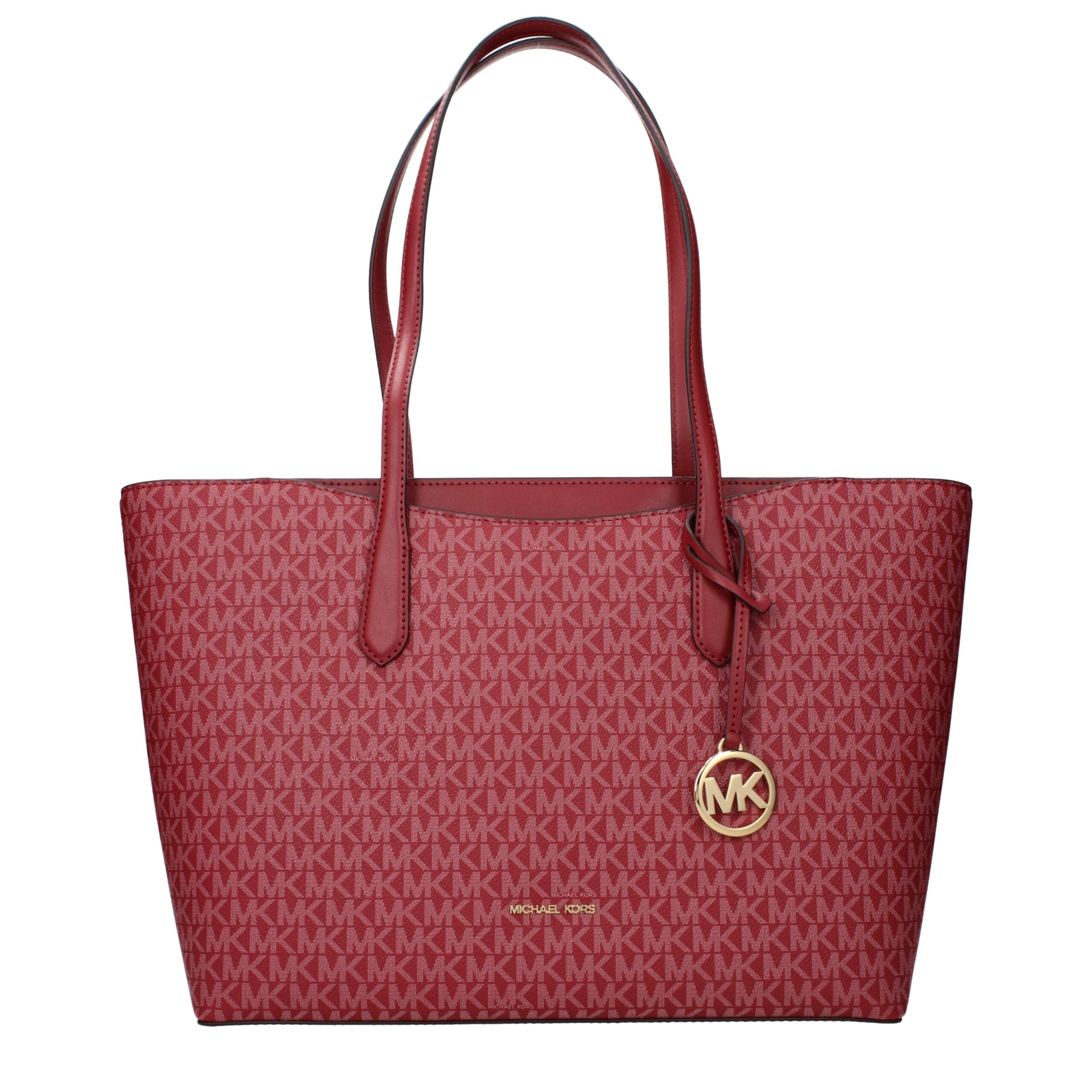 Michael Kors Rote Stoff Schultertasche