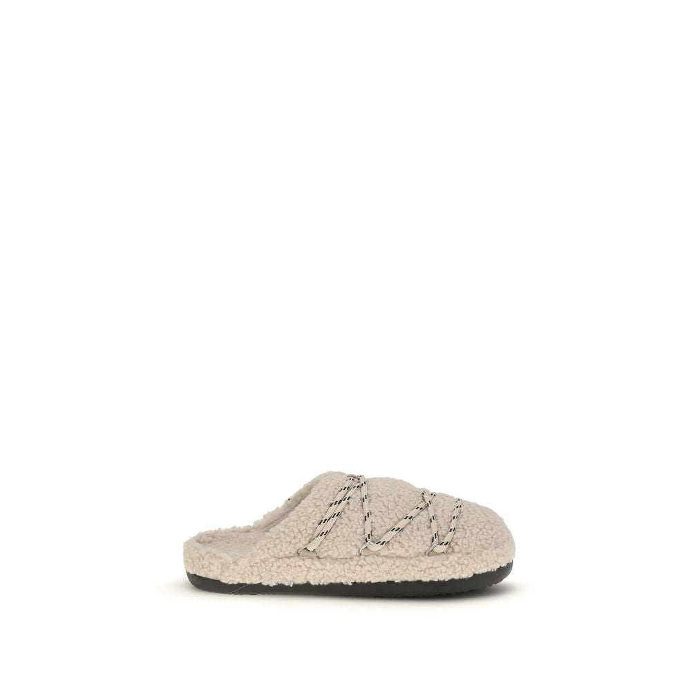 Moon Boot Beige Polyamid Flache Schuhe