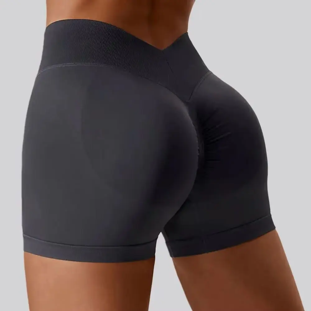 Pantaloncini Yoga Donna Senza Cuciture a Vita Alta, Shorts da Allenamento Fitness, Pantaloncini Yoga Modellanti, Leggings Yoga Donna, Pantaloncini Corti da Palestra e Corsa