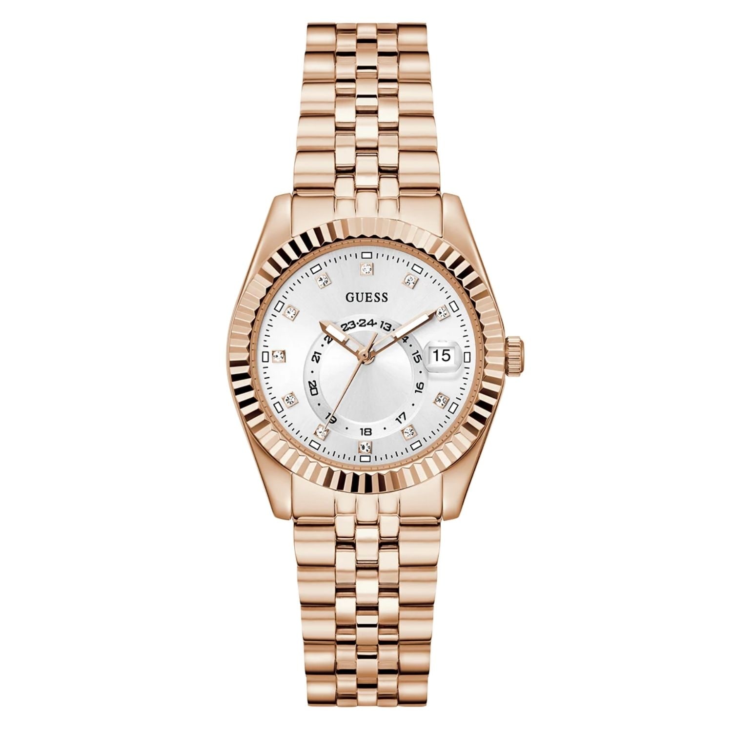 Guess Women's Jada White Dial Watch - GW0936L4 - One Size