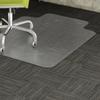 Lorell Low Pile Carpet Beveled Edge Chair Mat in Black | 45 W x 53 D in | Wayfair LLR69158