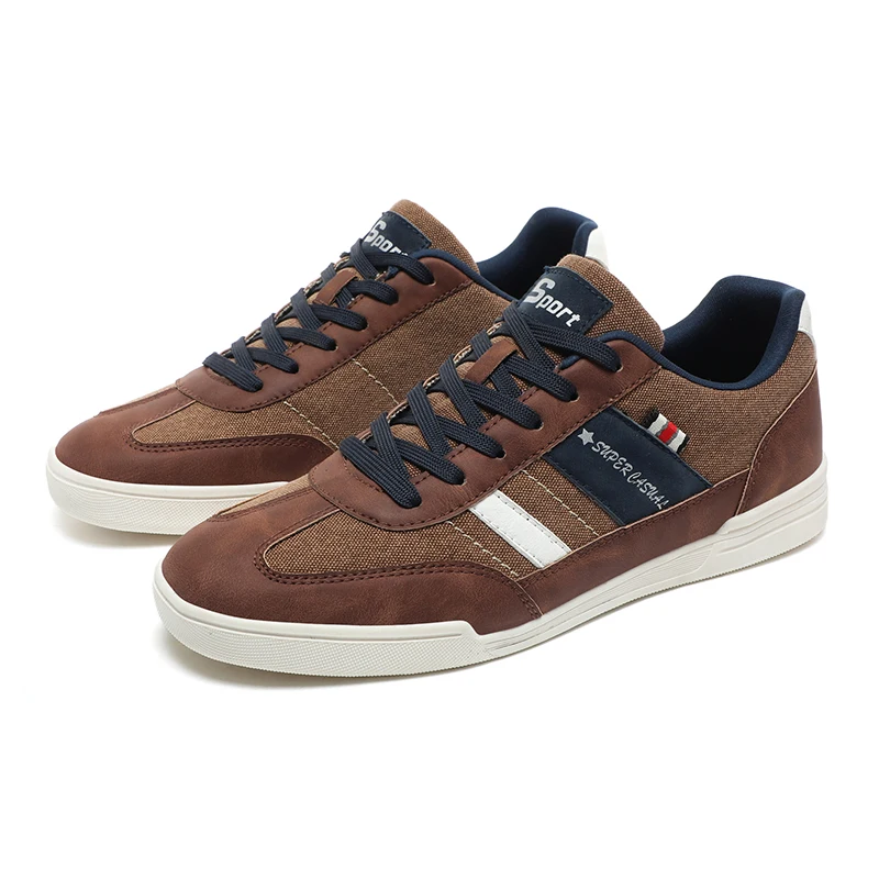 Vielseitige Basic-Freizeitschuhe für Herren in drei Farben, die unterschiedlichen Bedürfnissen entsprechen. Image