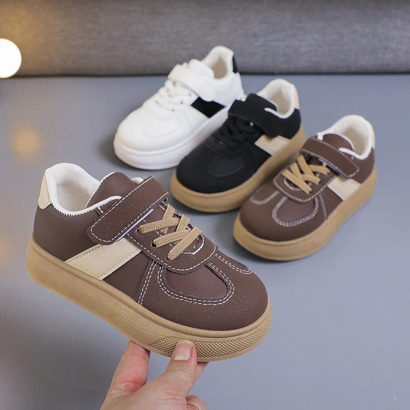 Kinder-Skateschuhe Mädchen Weiße Sneaker 2026 Frühling Neue Mode Jungen Canvas-Schuhe Kinder Sportschuhe Unisex Freizeitschuhe