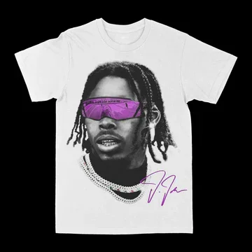 Playboi Carti Herren-T-Shirt aus weißer Baumwolle, Hip-Hop-Streetwear, trendig