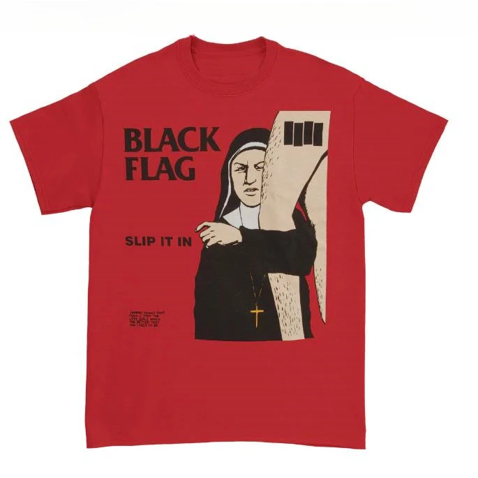 Das Black Flag Punk Rock Band Damaged Has A Heavy Metal Chic Hip-Hop Kurzarm-Shirt aus schwerer Baumwolle.