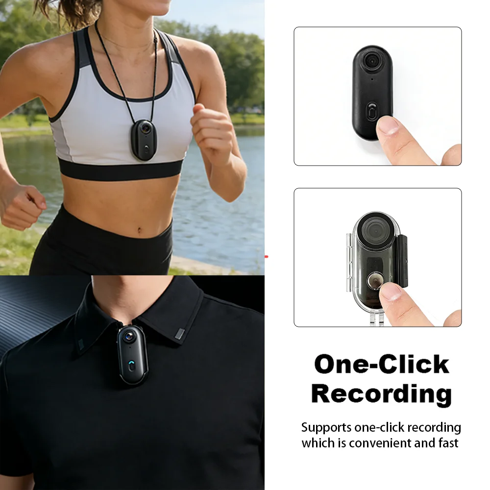 4K Mini Magnetische Action-Kamera WiFi Bodycam für Vlog Fahrrad Wasserdichte Sportkamera für Outdoor-Radfahren Motorradhelm DVR Image