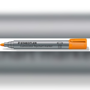 STAEDTLER Flipchartmarker Lumocolor, 2mm, Rundspitze, orange Image