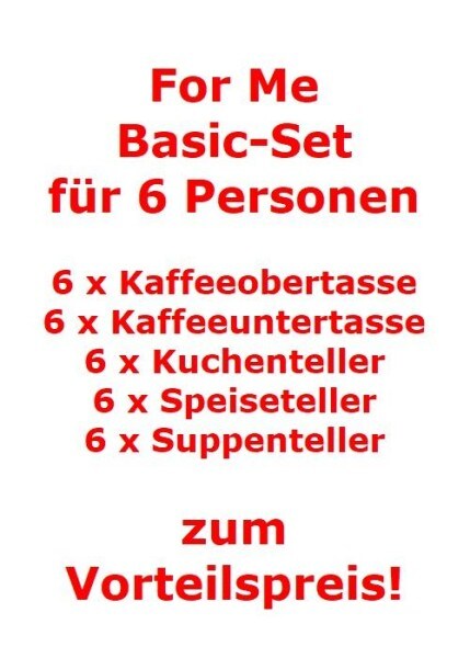 Villeroy & Boch For Me Basic-Set für 6 Personen / 30 Teile Image