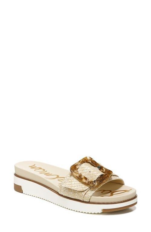 Ariane Platform Slide Sandal - Metallic - Sam Edelman Flats