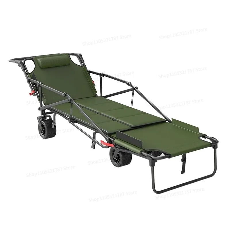 Für Outdoor-Camper, Liegestuhl-Trolley, Camping-Klappanhänger