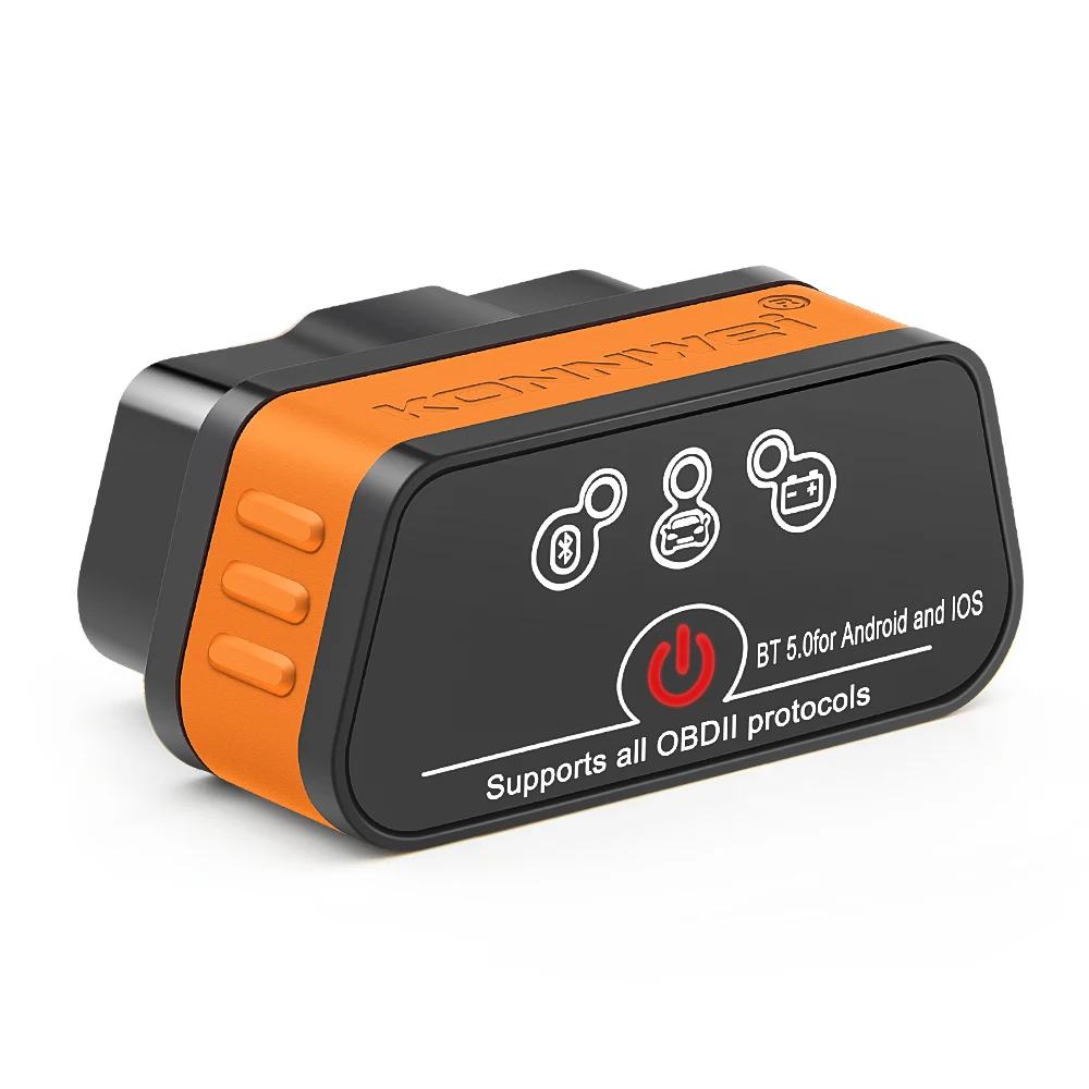 Original KONNWEI KW905 BT 5.0 OBD2 Scanner ELM 327 V1.5 OBDII Codeleser Auto-Diagnosegerät für iOS Android Image