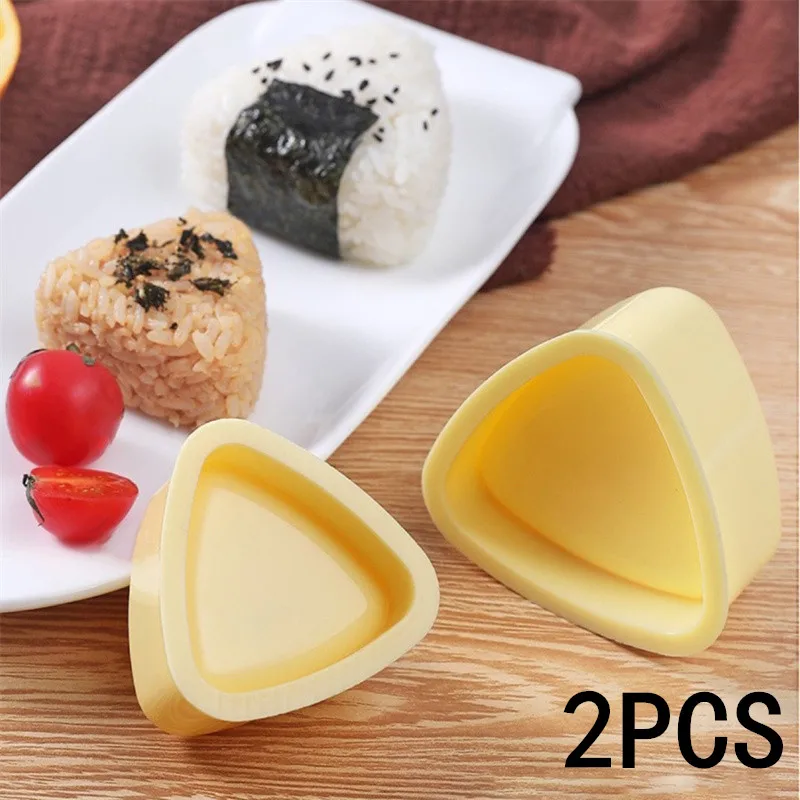 1/2PCS Onigiri Mold Home Küche Lebensmittel Utensilien für Küche Sushi Presse Praktische Japan DIY Bento Zubehör Reis Kugeln Image