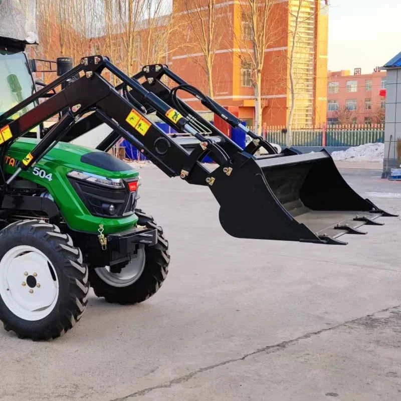 Fabrik-Direktverkauf Lader-Eimer installiert vor dem Traktor Image
