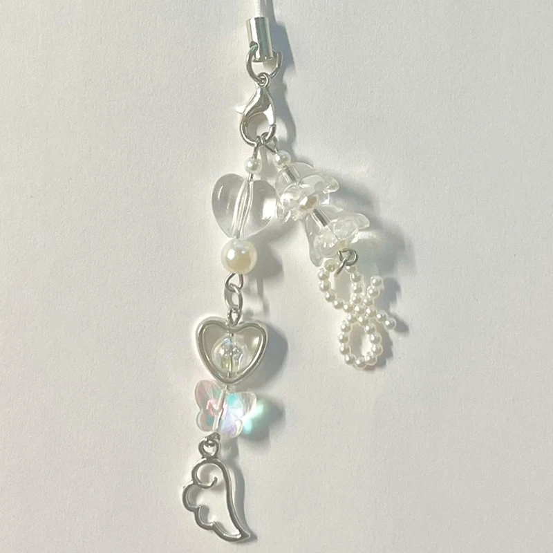 Handgefertigte Maiglöckchen-Schlüsselanhänger, Märchen, koketter Y2K-Handyanhänger Image