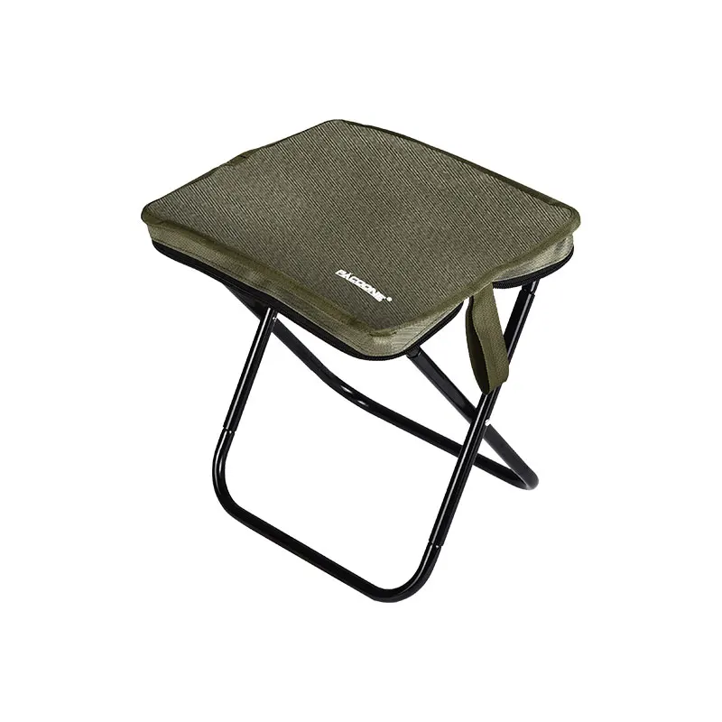 PACOONE Outdoor-Campingstuhl, goldener Klappstuhl aus Aluminiumlegierung mit Tasche, Hocker, Sitz, Angeln, Camping Image
